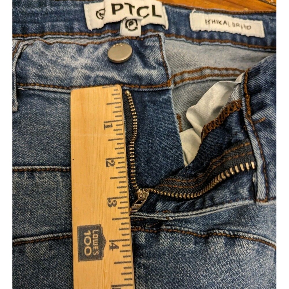 PTCL Ethikal Brand Jeans Women's Wide leg Y2K Style SZ 28 - Picture 6 of 16